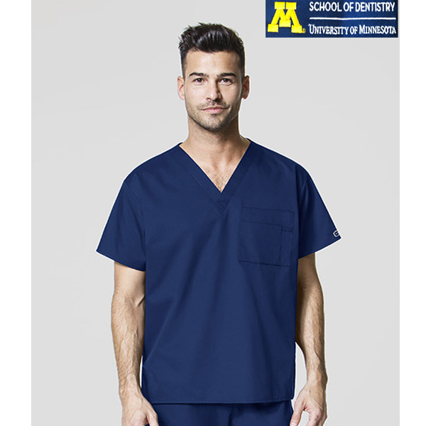 DDS WonderWORK Surgery Unisex VNeck Scrub Top University of